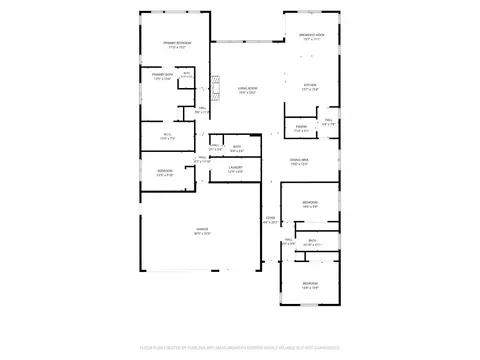 Floorplan - 3977 Bellaire Ave, Clovis, CA 93619 photo 1 of 1