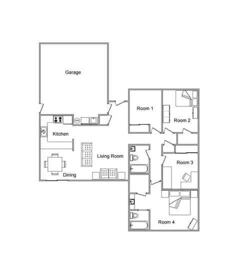 Floorplan - 3410 Winter Way, Madera, CA 93637 photo 1 of 1