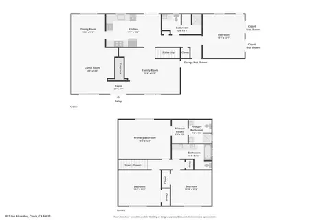 Floorplan - 857 Los Altos Ave, Clovis, CA 93612 photo 3 of 3