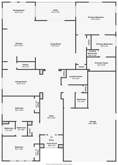 Floorplan - 602 Pinnacle Dr W, Madera, CA 93636 photo 2 of 2