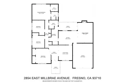 Floorplan - 2854 E Millbrae Ave, Fresno, CA 93710 photo 1 of 1