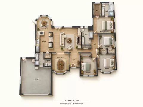Floorplan - 345 S Acacia Dr, Lemoore, CA 93245 photo 2 of 2