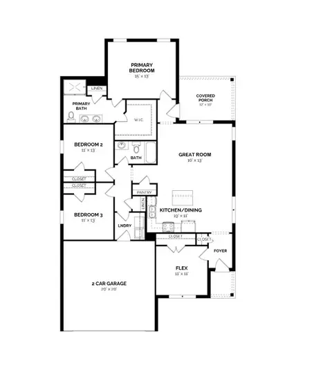 Floorplan - 984 Como Way, Opelika, AL 36804 photo 1 of 1