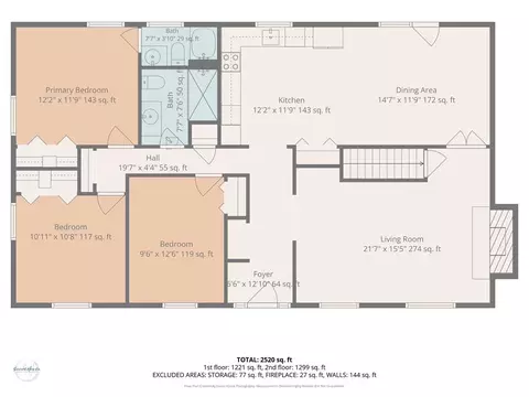 Floorplan - 8775 Sandlick Rd, Bee, VA 24217 photo 2 of 3