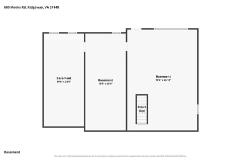 Floorplan - 680 Meeks Rd, Ridgeway, VA 24148 photo 3 of 3