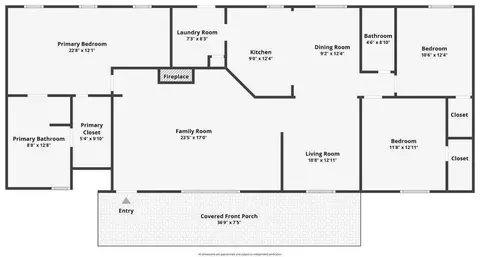 Floorplan - 3687 Ivanhoe Rd, Ivanhoe, VA 24350 photo 1 of 1