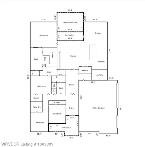Floorplan - 809 Eagle Trace Cir, Alma, AR 72921 photo 1 of 1