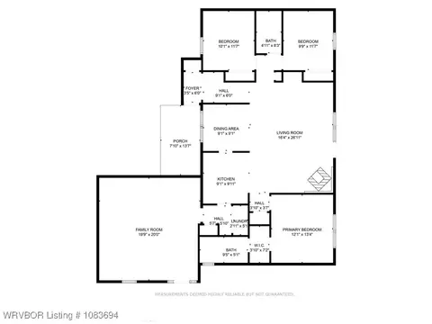 Floorplan - 202 Hooper St, Hackett, AR 72937 photo 2 of 2