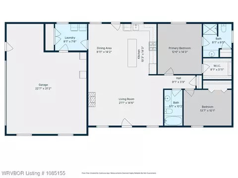 Floorplan - 2001 Devyn Dr, Lavaca, AR 72941 photo 1 of 1