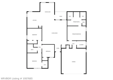 Floorplan - 404 Rock Ct, Lavaca, AR 72941 photo 1 of 1
