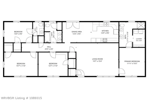 Floorplan - 1906 Magnolia Dr, Fort Smith, AR 72908 photo 2 of 2