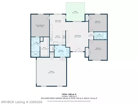 Floorplan - 1427 Christopher St, Lavaca, AR 72941 photo 1 of 1