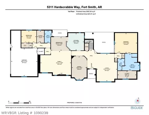 Floorplan - 5311 Hardscrabble Way, Fort Smith, AR 72903 photo 1 of 2