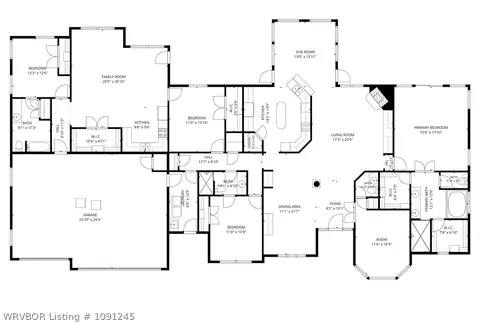 Floorplan - 8535 Crestline Dr, Hackett, AR 72937 photo 2 of 2