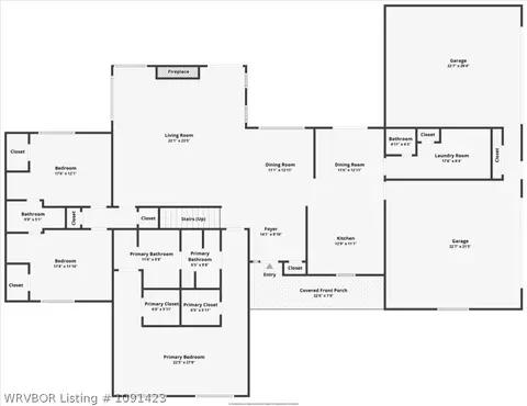 Floorplan - 9109 Canopy Oaks Dr, Fort Smith, AR 72903 photo 2 of 4