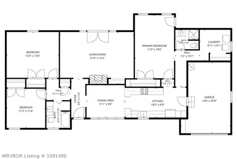 Floorplan - 2124 Valley Ln, Fort Smith, AR 72901 photo 1 of 2