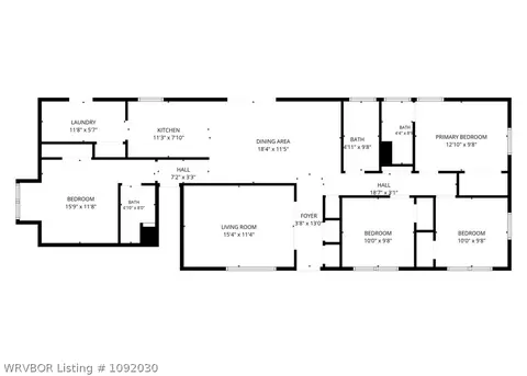 Floorplan - 120 Dartmouth Ln, Fort Smith, AR 72908 photo 2 of 2