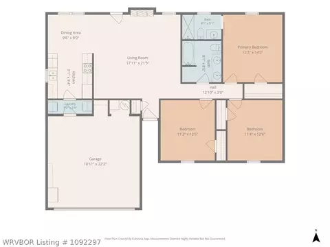 Floorplan - 604 Nikolas St, Lavaca, AR 72941 photo 1 of 1