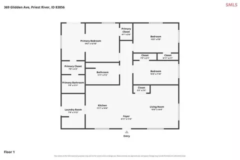Floorplan - 369 Glidden Ave, Priest River, ID 83856 photo 1 of 1