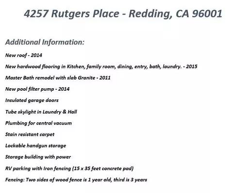 4257 Rutgers Pl, Redding, CA 96001 photo 29