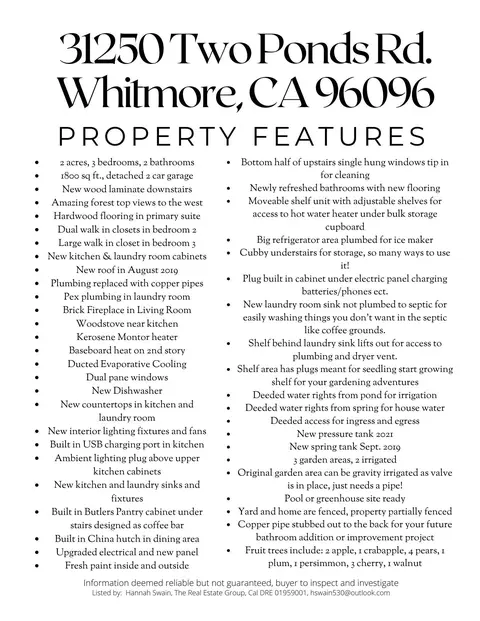 31250 Two Ponds Rd, Whitmore, CA 96096 photo 60
