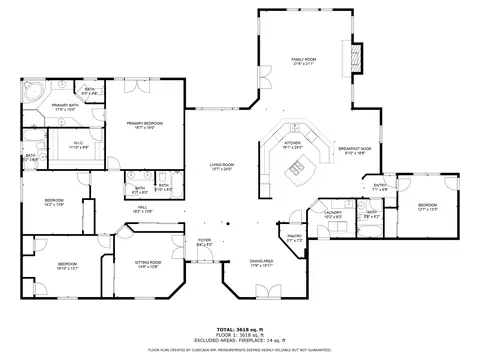 Floorplan - 19674 San Vincente Dr, Redding, CA 96003 photo 2 of 2