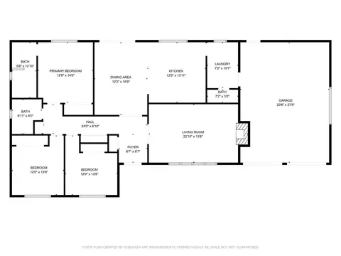 Floorplan - 7177 Hermosa Way, Redding, CA 96002 photo 1 of 1