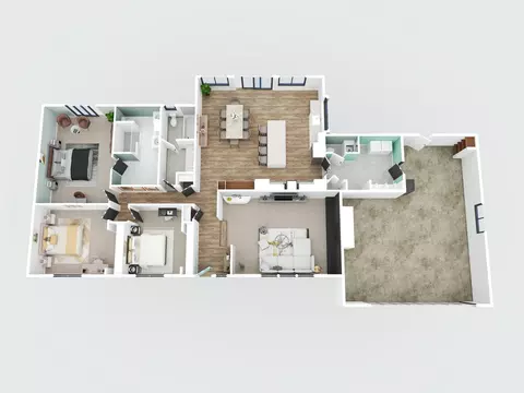 Floorplan - 7114 Tucker Ln, Redding, CA 96002 photo 2 of 2