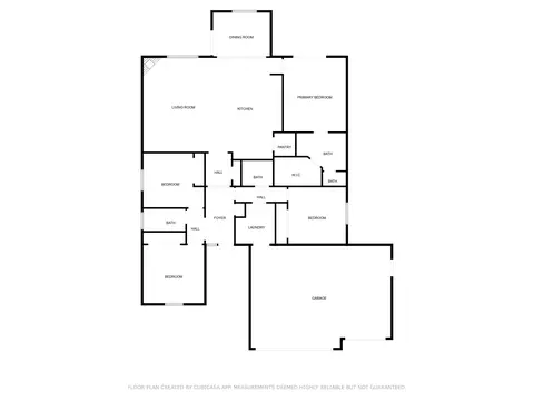 Floorplan - 2830 Calaveras Ct, Redding, CA 96002 photo 1 of 1