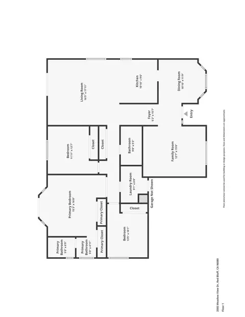 Floorplan - 2585 Meadowview Dr, Red Bluff, CA 96080 photo 1 of 1