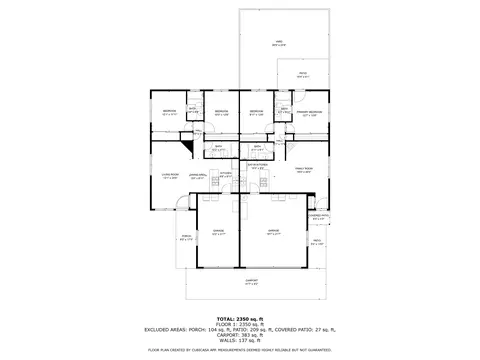 Floorplan - 2520 Jason Ct, Anderson, CA 96007 photo 1 of 2
