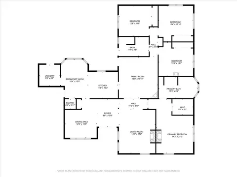 Floorplan - 4664 Alta Camino Dr, Redding, CA 96002 photo 1 of 2