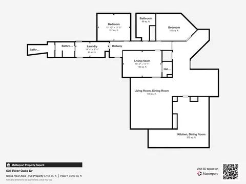 Floorplan - 503 River Oaks Dr, Redding, CA 96001 photo 2 of 4