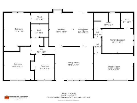 Floorplan - 2854 Churn Ct, Redding, CA 96002 photo 1 of 1