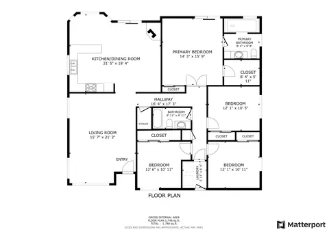 Floorplan - 3385 Pioneer Ln, Redding, CA 96001 photo 1 of 1
