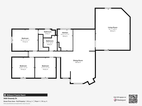 Floorplan - 3404 Snavely Dr, Redding, CA 96003 photo 1 of 2