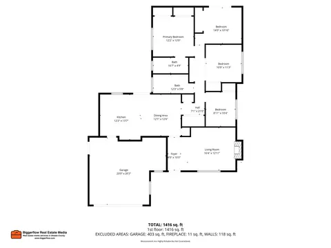 Floorplan - 6633 Southgate Dr, Redding, CA 96001 photo 2 of 2