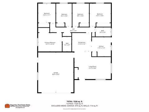 Floorplan - 16834 Winchell Dr, Redding, CA 96003 photo 1 of 2