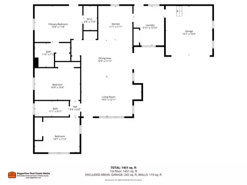 Floorplan - 19962 Welcome Way, Redding, CA 96002 photo 1 of 2