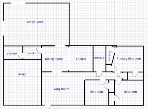Floorplan - 13527 Evelyn St, Red Bluff, CA 96080 photo 1 of 1