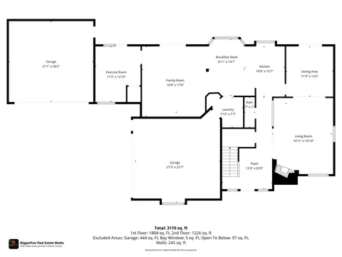 Floorplan - 2373 Calle Seca Ct, Redding, CA 96002 photo 3 of 3