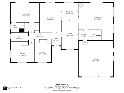 Floorplan - 10390 October Ln, Redding, CA 96003 photo 2 of 2