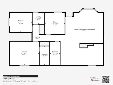 Floorplan - 1482 Rose Tree Ln, Redding, CA 96003 photo 1 of 1