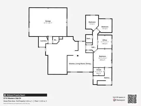 Floorplan - 2719 Western Oak Dr, Redding, CA 96002 photo 1 of 1