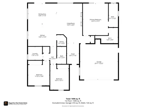 Floorplan - 1358 Fitz Pl, Redding, CA 96003 photo 1 of 1