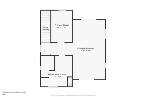 Floorplan - 13180 Montecito Rd, Red Bluff, CA 96080 photo 3 of 3