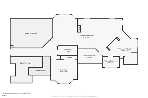 Floorplan - 15368 Mountain Shadows Dr, Redding, CA 96001 photo 2 of 3