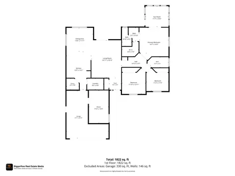 Floorplan - 3790 Indio Way, Redding, CA 96002 photo 1 of 1