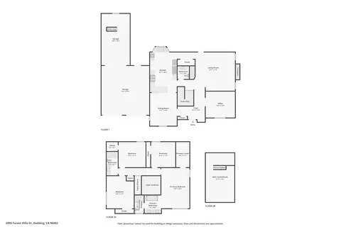 Floorplan - 2990 Forest Hills Dr, Redding, CA 96002 photo 1 of 4