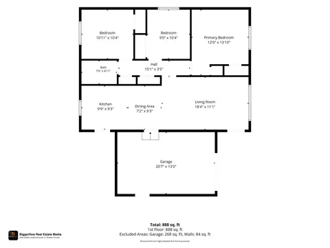 Floorplan - 3923 Meteor St, Redding, CA 96002 photo 1 of 2